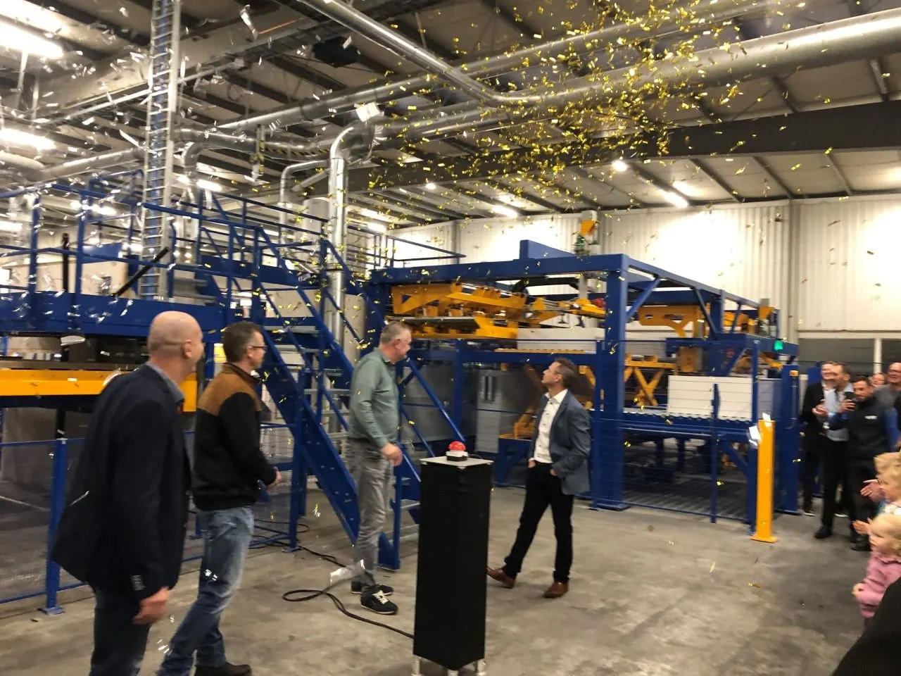 Feestelijke opening van de vernieuwde productielijn B bij FAAY Vianen