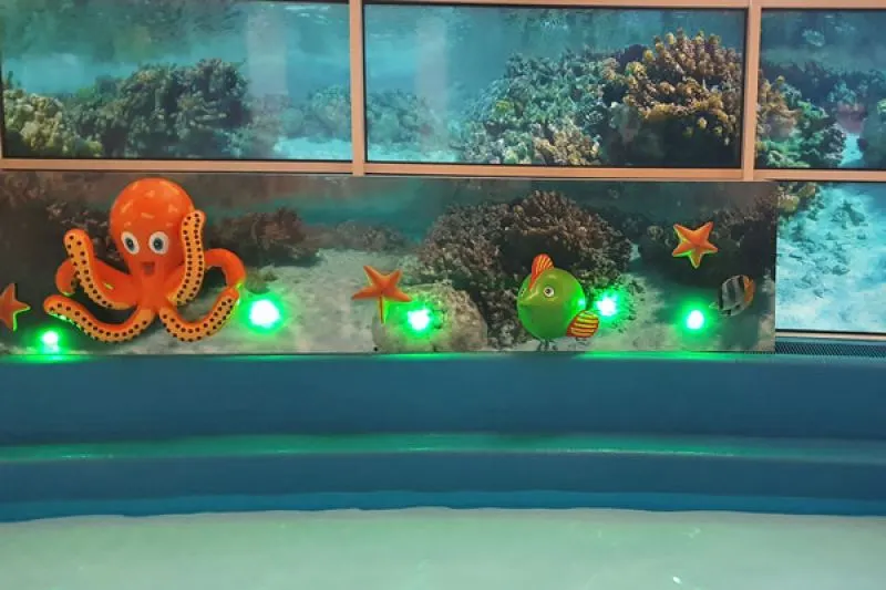 Interactief waterspel interactieve muur van Pooljoy
