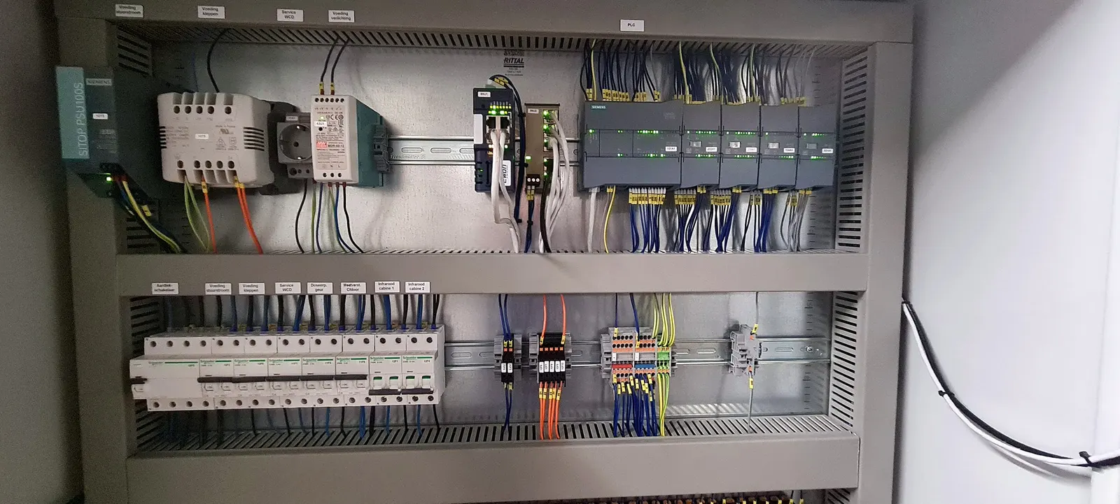 Besturingskast van de whirlpoolinstallatie